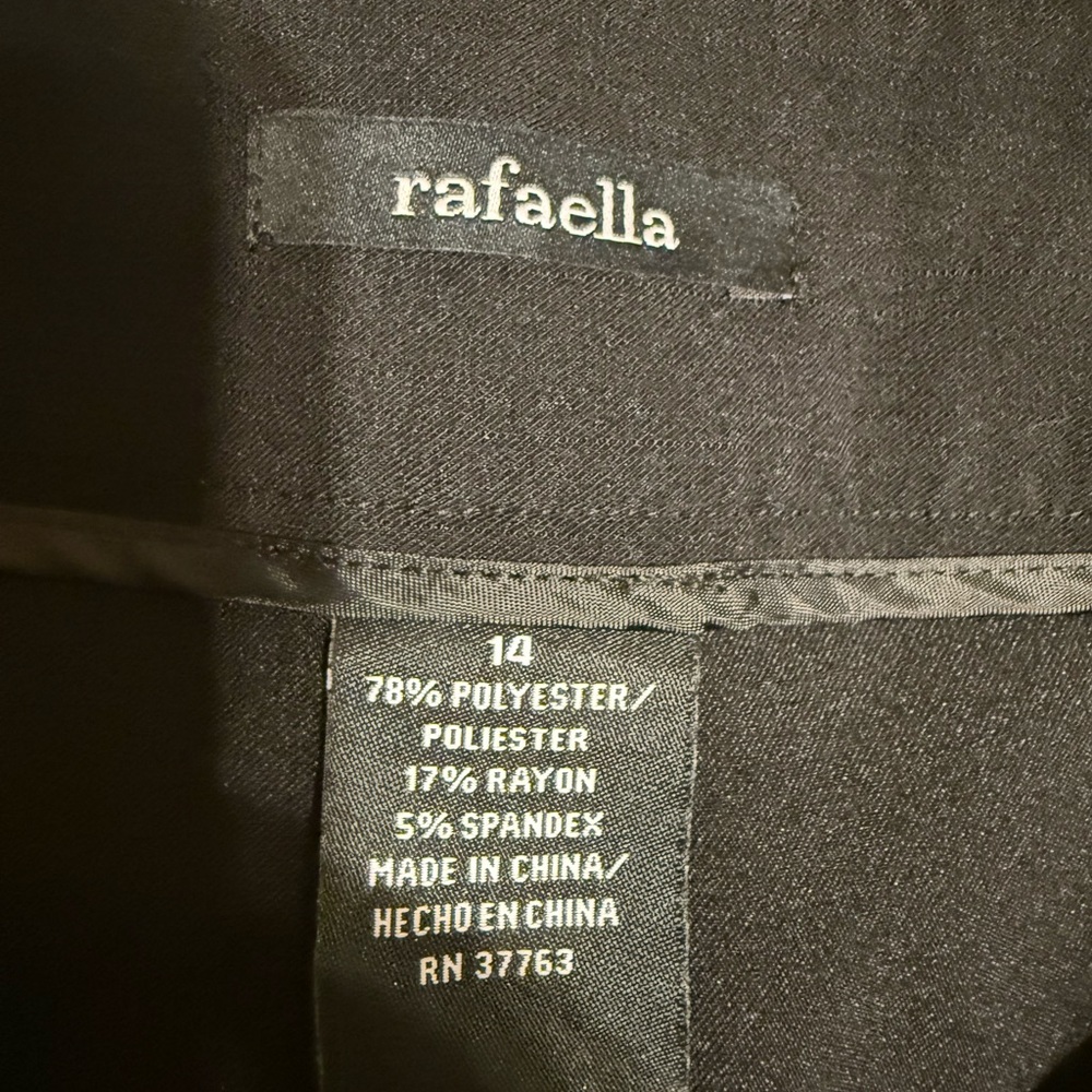 Rafaella black pants